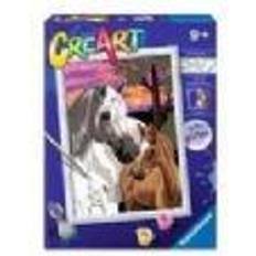 Plastica Set creativi Ravensburger CreArt Cavalli al Tramonto