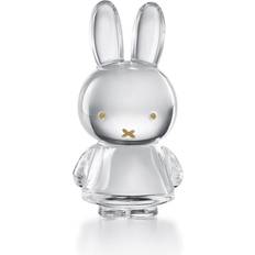 Baccarat Cystal Clear and Gold Miffy The Rabbit Glass Sculpture Night Light