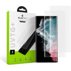 [2-Pack] Glastufy Galaxy S23 Ultra Härdat Glas Clear