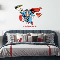 Red Wall Decor York Wallcoverings RoomMates RMK4946GM Classic Superman Giant Peel and Stick Decals