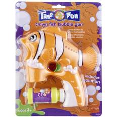 Plastic Bubble Blowing Smiffys Clown Fish Bubble Gun