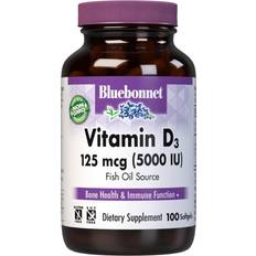 Vitamins & Supplements Bluebonnet Nutrition Vitamin D3 125 mcg 5000 IU 100