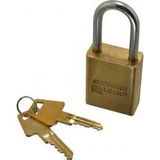 Lock Padlock: Steel, Keyed Alike, 1-1/2"