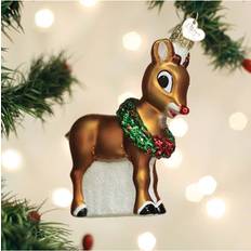 Old World Rudolph Red-Nosed Reindeer