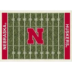 Imperial Nebraska Huskers Field Green, Red 162.6x233.7cm