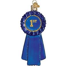 Old World Christmas Blue Ribbon Christmas Tree Ornament 10.8cm