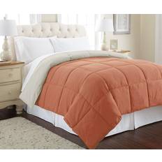Orange Bedspreads Modern Threads Down Alternative Microfiber Bedspread Orange