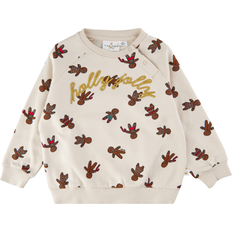 The New Holiday Ginga Sweatshirt - White Swan Ginger AOP (TNS1556)