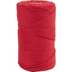 Creativ Company Baumwollgarn Macramé Kordel Rot