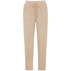 Damella Knitted Lounge Pants - Beige