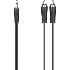 Hama 00205112 Jack Audio/phono Cable [2x RCA plug phono plug 5