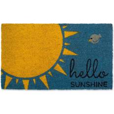 Design Imports Hello Sunshine Natural Coir p Blue, Multicolour