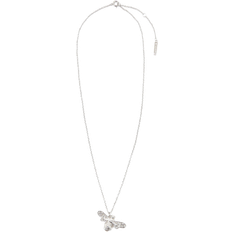 Olivia Burton Sparkle Bee Pendant - Silver/Transparent