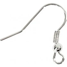 Creativ Company French Earhook - Silver (10pcs)