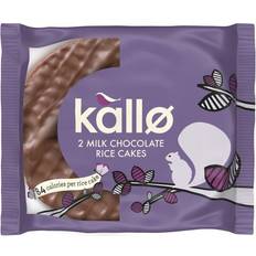 Kallo Belgian Milk Chocolate Rice Cake Thins Two