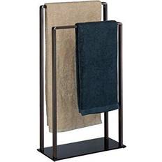 Metal clothes Relaxdays 2 Rails, Metal, Clothes Valet Bronze-Black