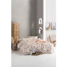 Linen House Tufted Polka Dot Duvet Cover Pink