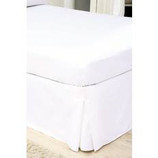 Valance Sheets Belledorm Egyptian Cotton 200 Thread Count Valance Sheet White