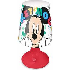 Rood Nachtlampjes Kids licensing Disney Mickey Mouse Tafellamp 18 cm