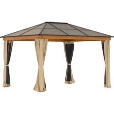 OutSunny 3 3.6 m Hardtop Gazebo Canopy