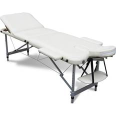 Westwood (Beige) Portable Folding Massage Table Bed Aluminium 3 sections