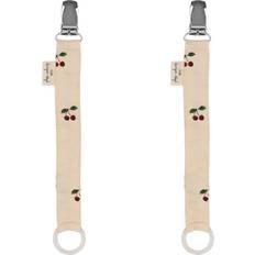 Pacifier Strap 2-pack Cherry