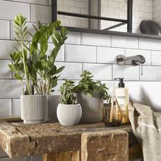 Capi elegant krukke Groove 46x58 elfenbensfarvet