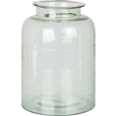 Interior Details Beliani Flower VINDALOO Glass 35 cm Light Green Vase
