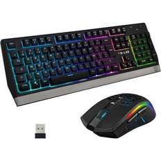 Claviers The G-Lab Clavier Gamer 2 en 1 2400 DPI Pack PS4 PS5