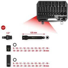 KS Tools 515.0065, Topnøglesæt, 1/2, 40 Ringnøkkel