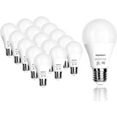 Led 60 watt light bulbs Tenergy 16 Pack 9W LED Bulb Warm White 60 Watt Equivalent A19 LED Light Bulbs E26 Household Light Bulb