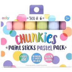 Kridt tusch Ooly Jumbo Tuscher Chunkies Paint Sticks 6 stk Pastel OneSize Tusch