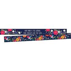 Blue Garden Bags Barker Creek Double-Sided Border, Petals, 12 Strips/Package BC933