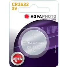 AgfaPhoto CR1632 1 stk AgfaPhoto knapcellebatteri Lithium, 3V