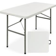 Plastic folding tables Best Choice Products 4ft Plastic Folding Table