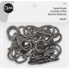 Dritz Crochets Pivotants 2 1/4 Po Bronze 12 Pcs