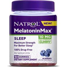 Blueberry Supplements Natrol Natrol MelatoninMax 10 mg Sleep Support Gummies