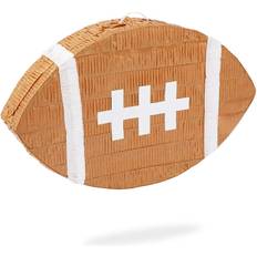 Blue Panda Piñatas Football Brown