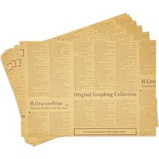 Brown Gift Wrapping Papers Juvale 12 Sheets Kraft Paper Newspaper