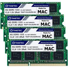 Apple DDR3 1333 MHz 1.5 V CL9 2Rx8 Dual Rank 204 Pin SODIMM