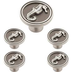 PBF661-BSP-C1, Seahorse Drawer Knobs Cabinet Hardware