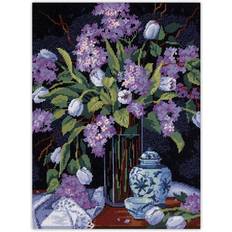 Needlepoint Dimensions Needlecrafts Needlepoint, Tulips and Lilacs