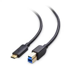 Matters USB C to USB B Cable 1mUSB B to USB C Cable, USB C to B/USB-C to USB B Cable Black