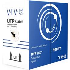 Cat6 ethernet cable Vivo 500ft Cat6 Cable 500 CABLE-V012