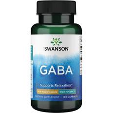 Gaba 500 Swanson GABA, Variationer 500mg 100 100 st