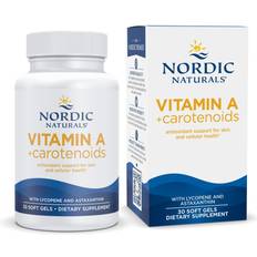 Nordic Naturals Vitamin A Carotenoider 30 Bløde Kapsler