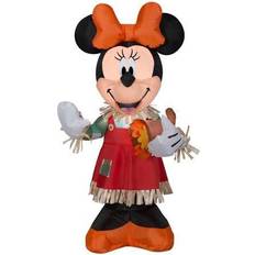 Gemmy 3.5' Airblown Disney Inflatable Minnie Holding Cornucopia