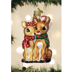 Old World Christmas Old World Rudolph Blown Christmas Tree Ornament