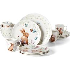 Lenox Butterfly Meadow Bunny Dinner Set 16pcs