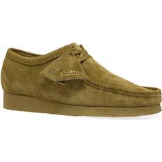 Beige Mockasiner Clarks Wallabee - Oak Hairy